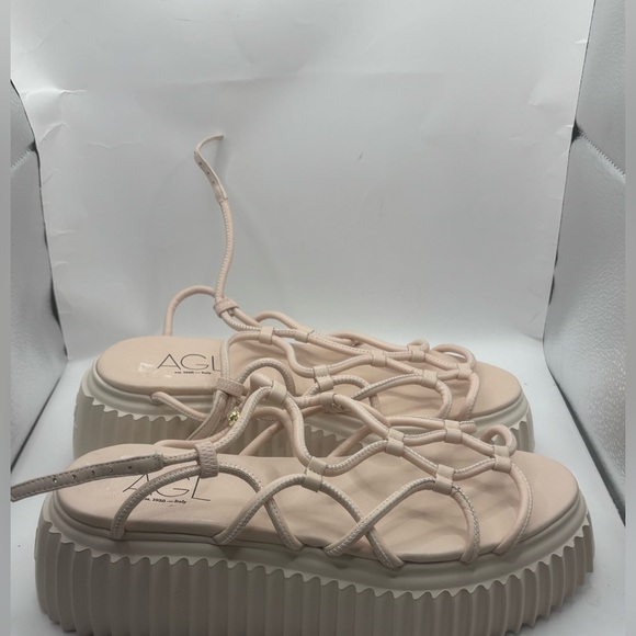 AGL Messy Platform Sandals SZ 10 - Picture 4 of 7
